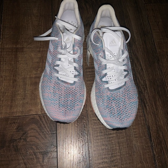 Nwt Running shoes adidas PureBOOST DPR  blue spring $170 athletic activewear - Picture 10 of 15